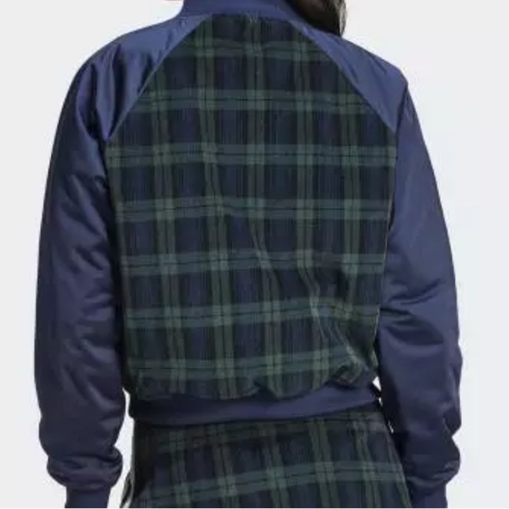Adidas tartan Women's Jacket in Blue and Green